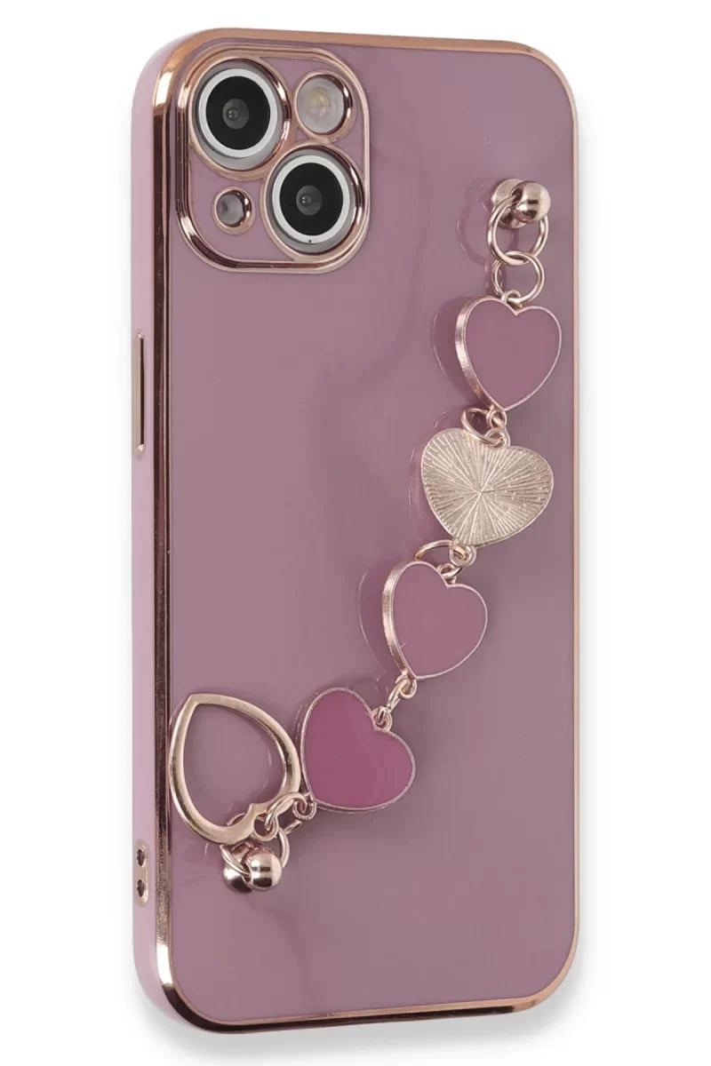 Apple iPhone 14 Plus Kılıf Esila Silikon - Mor