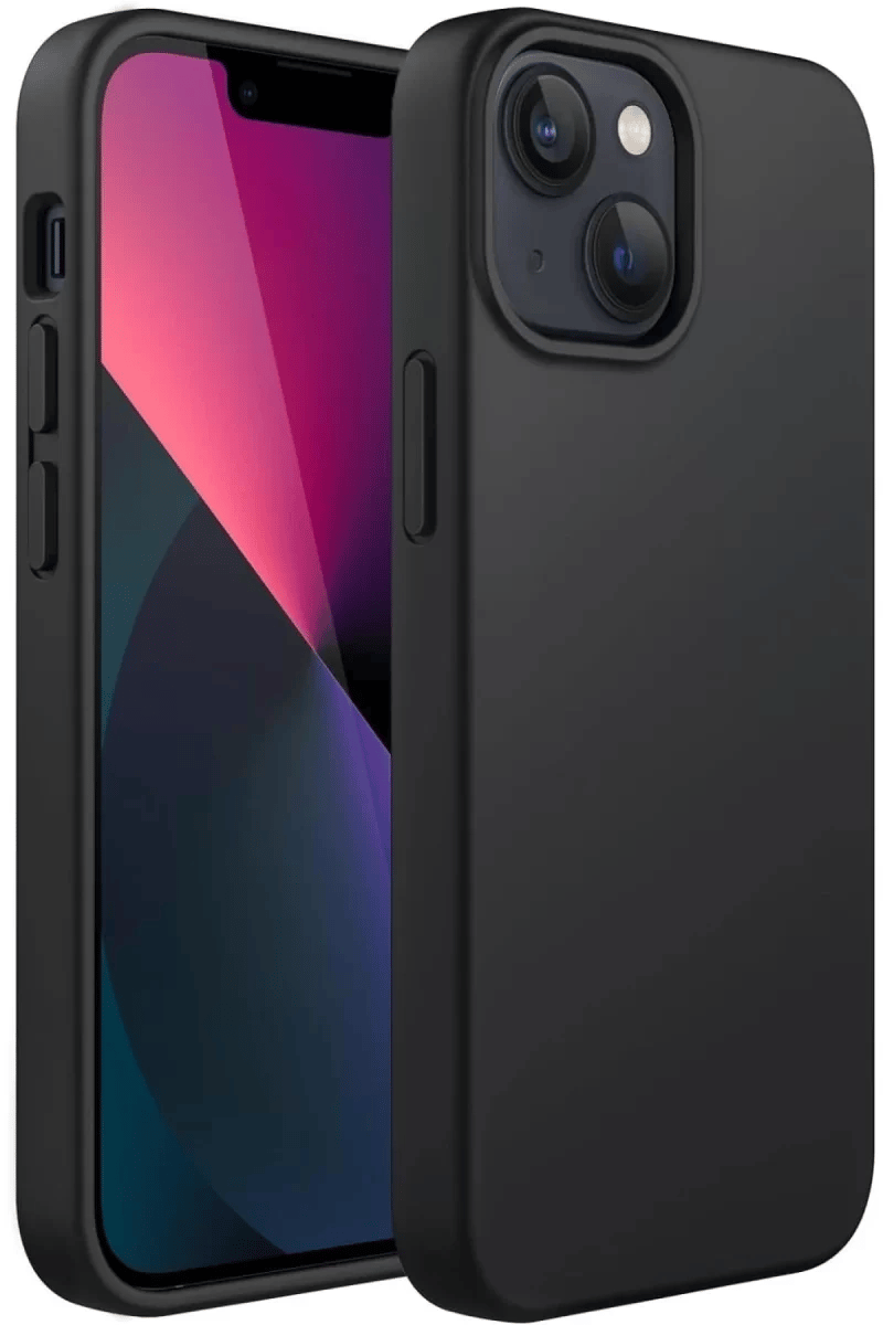 Apple iPhone 14 Plus Kılıf First Silikon - Siyah