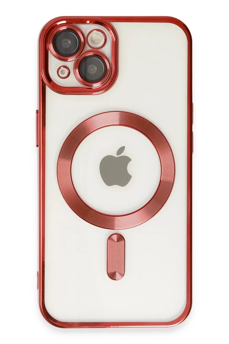 Apple iPhone 14 Plus Kılıf Kross Magneticsafe Kapak - Kırmızı
