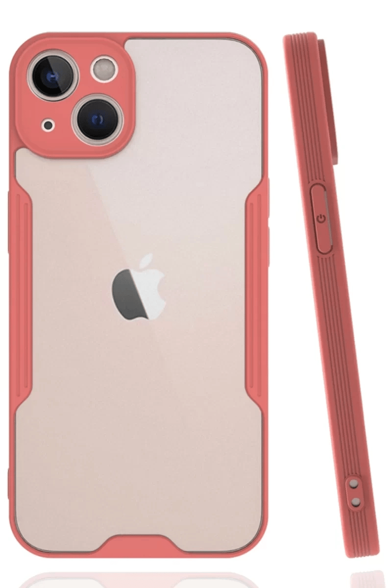 Apple iPhone 14 Plus Kılıf Platin Silikon - Pembe