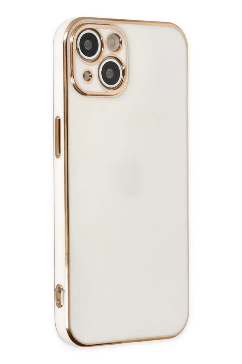 Apple iPhone 14 Plus Kılıf Volet Silikon - Beyaz