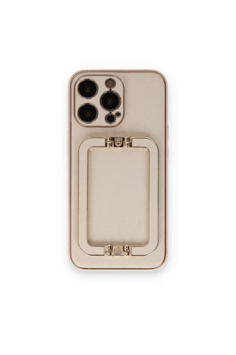 Apple iPhone 14 Pro Kılıf Coco Elit Kapak - Gold