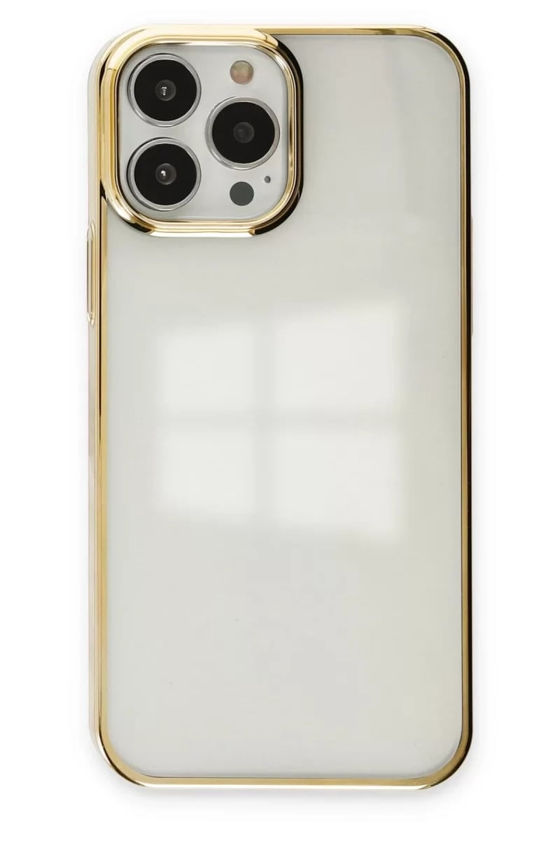 Apple iPhone 14 Pro Kılıf Element Silikon - Gold