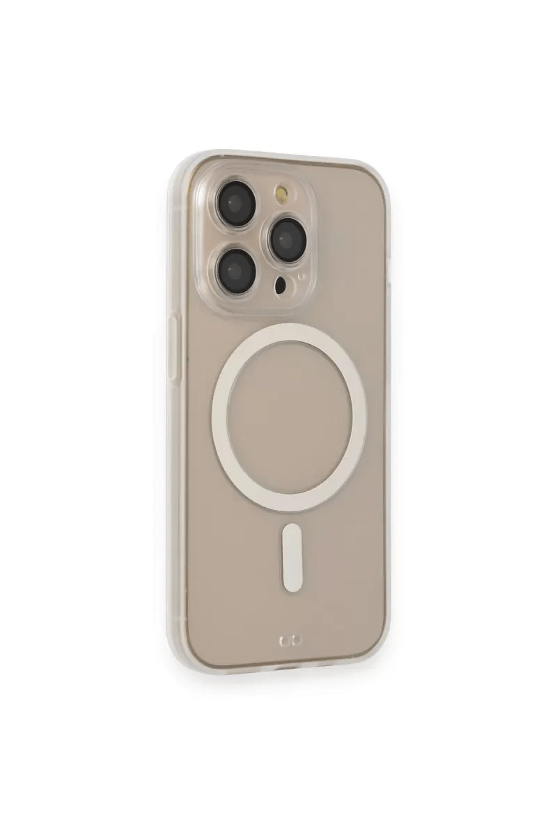 Apple iPhone 14 Pro Kılıf Grand Magneticsafe Kapak - Şeffaf
