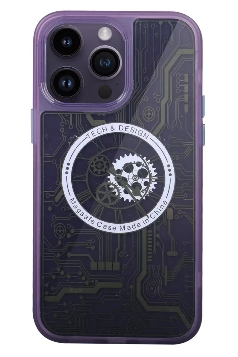 Apple iPhone 14 Pro Kılıf Magic Magneticsafe Silikon - Derin Mor