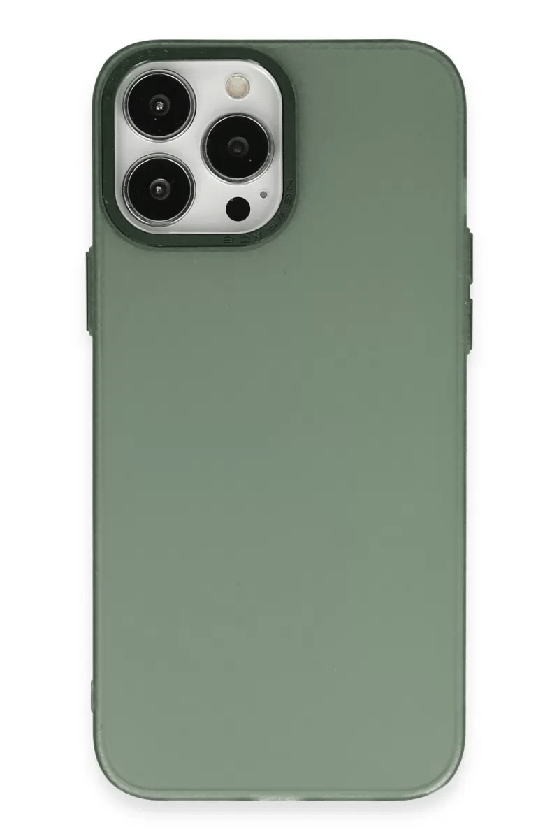 Apple iPhone 14 Pro Kılıf Modos Metal Kapak - Koyu Yeşil
