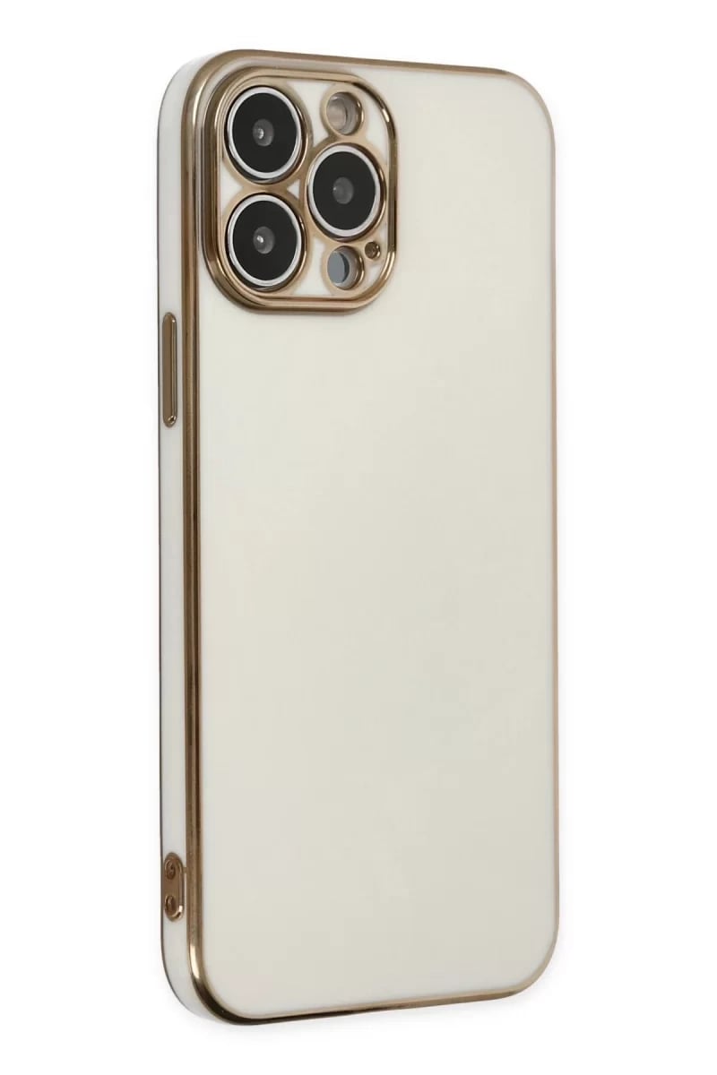 Apple iPhone 14 Pro Kılıf Volet Silikon - Beyaz