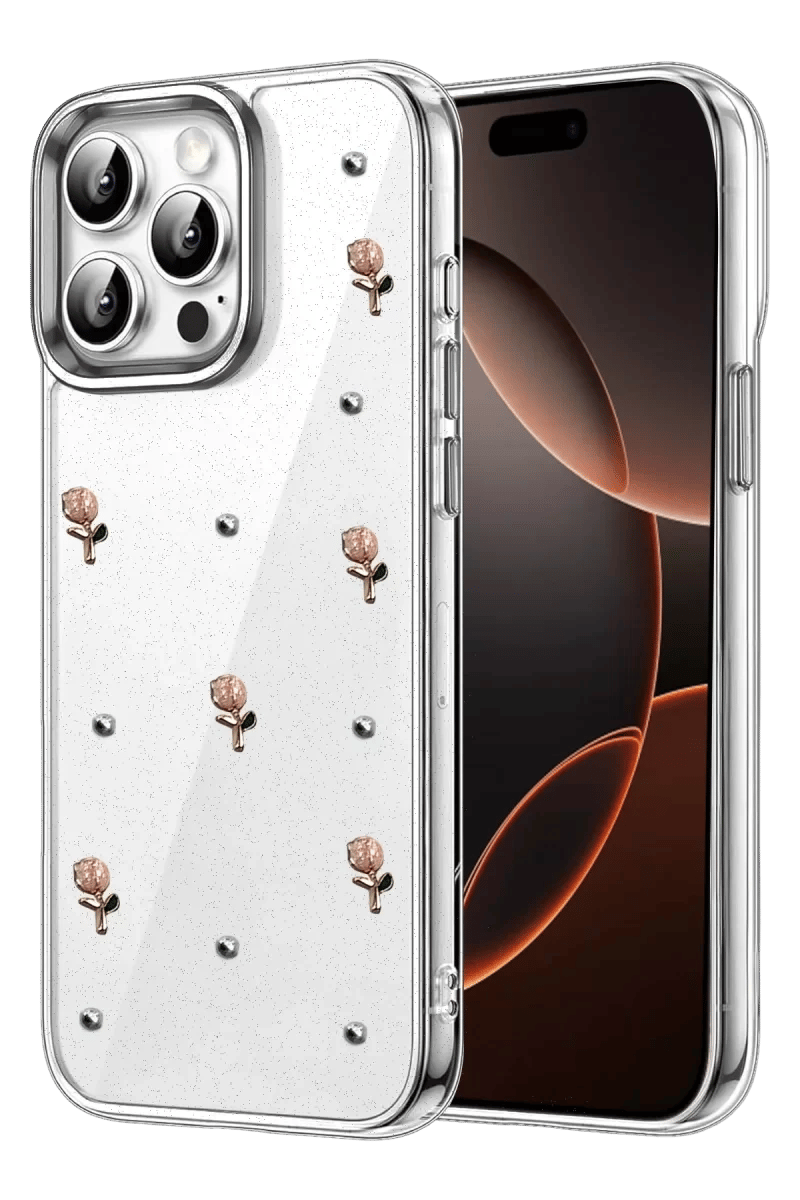 Apple iPhone 14 Pro Max Fiyonk Desenli Kapak - Desen 6