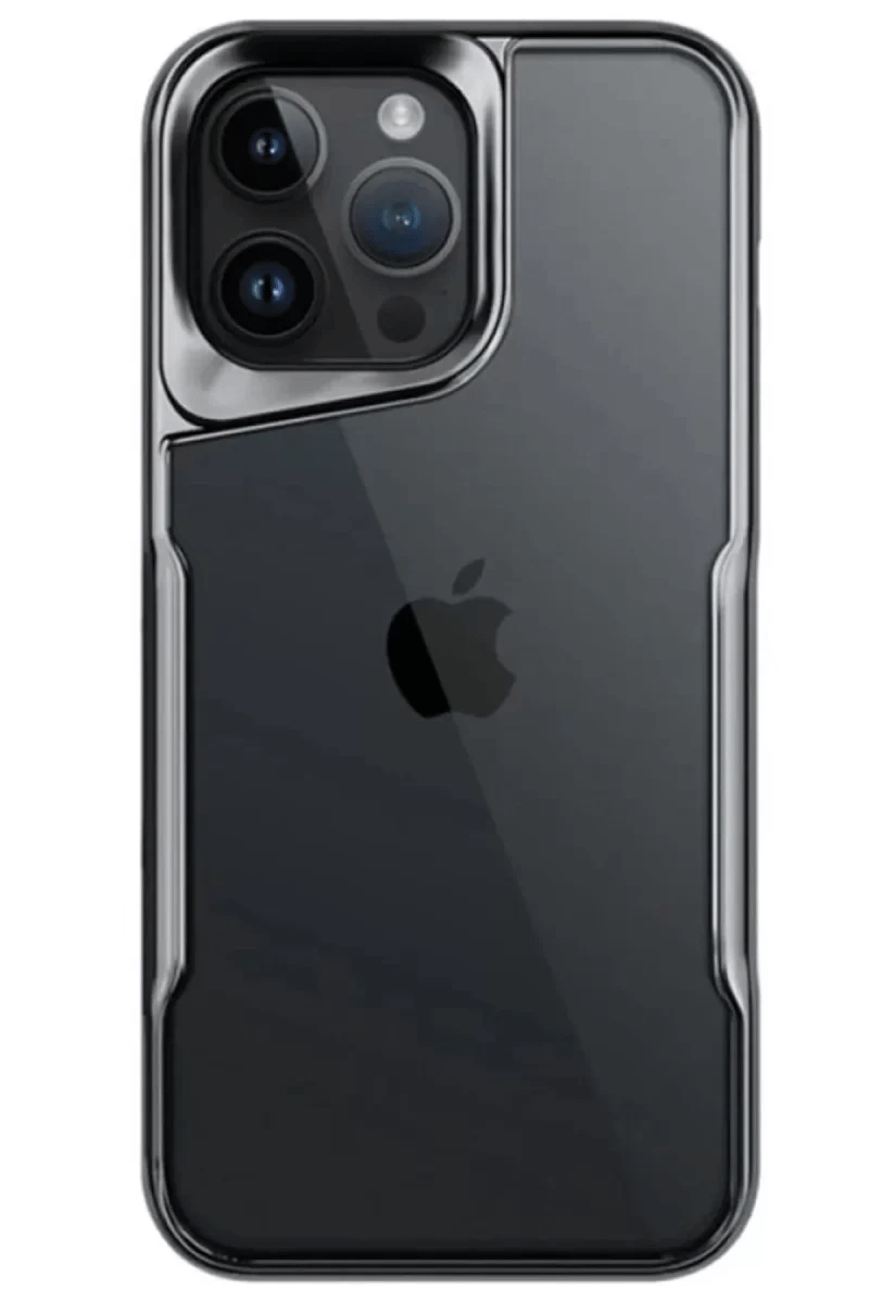 Apple iPhone 14 Pro Max Kılıf Boyi Silikon Kapak - Titan Gri