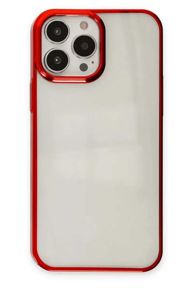 Apple iPhone 14 Pro Max Kılıf Element Silikon - Kırmızı