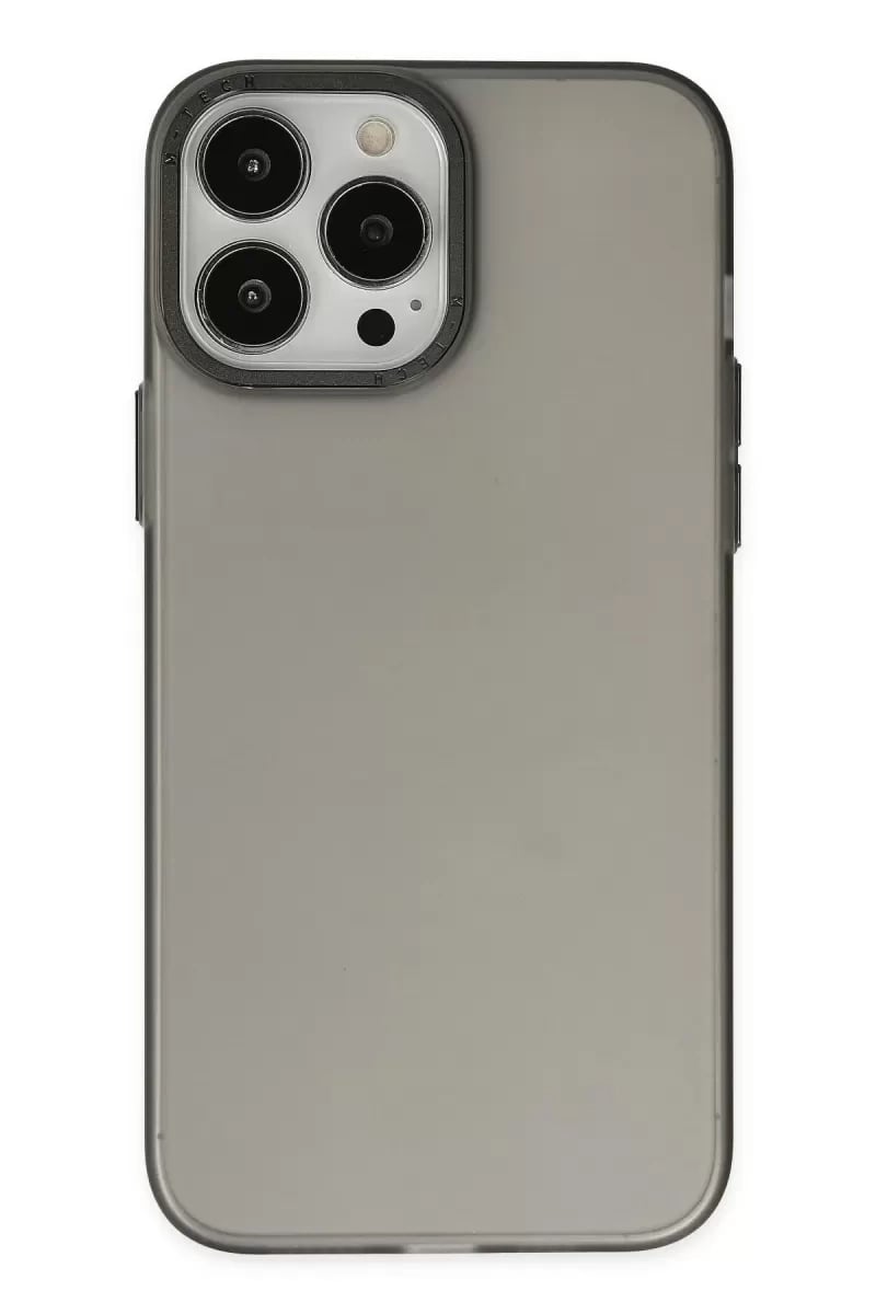 Apple iPhone 14 Pro Max Kılıf Modos Metal Kapak - Siyah