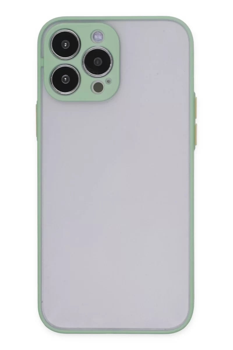 Apple iPhone 14 Pro Max Kılıf Montreal Silikon Kapak - Turkuaz