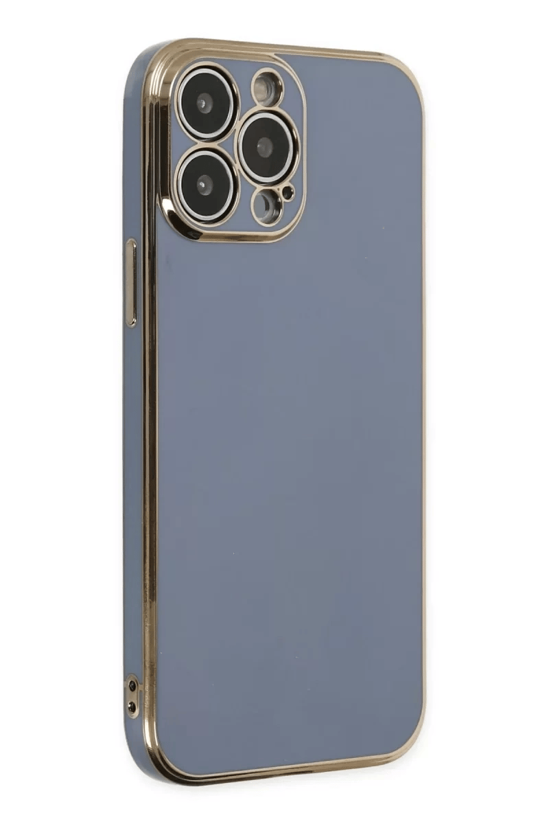Apple iPhone 14 Pro Max Kılıf Volet Silikon - Mavi