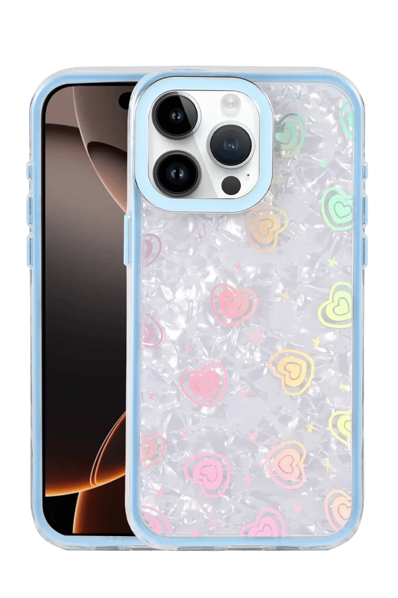 Apple iPhone 14 Pro Max Lumi Desenli Kapak - Mavi
