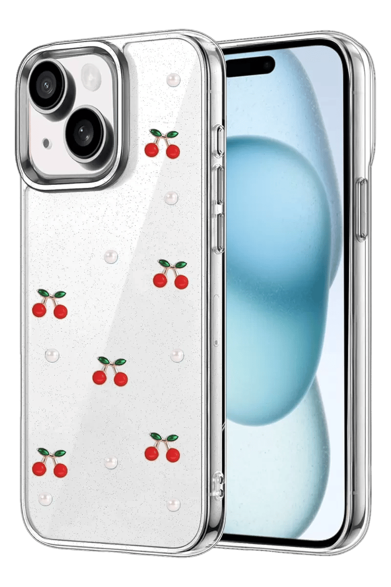 Apple iPhone 15 Fiyonk Desenli Kapak - Desen 9