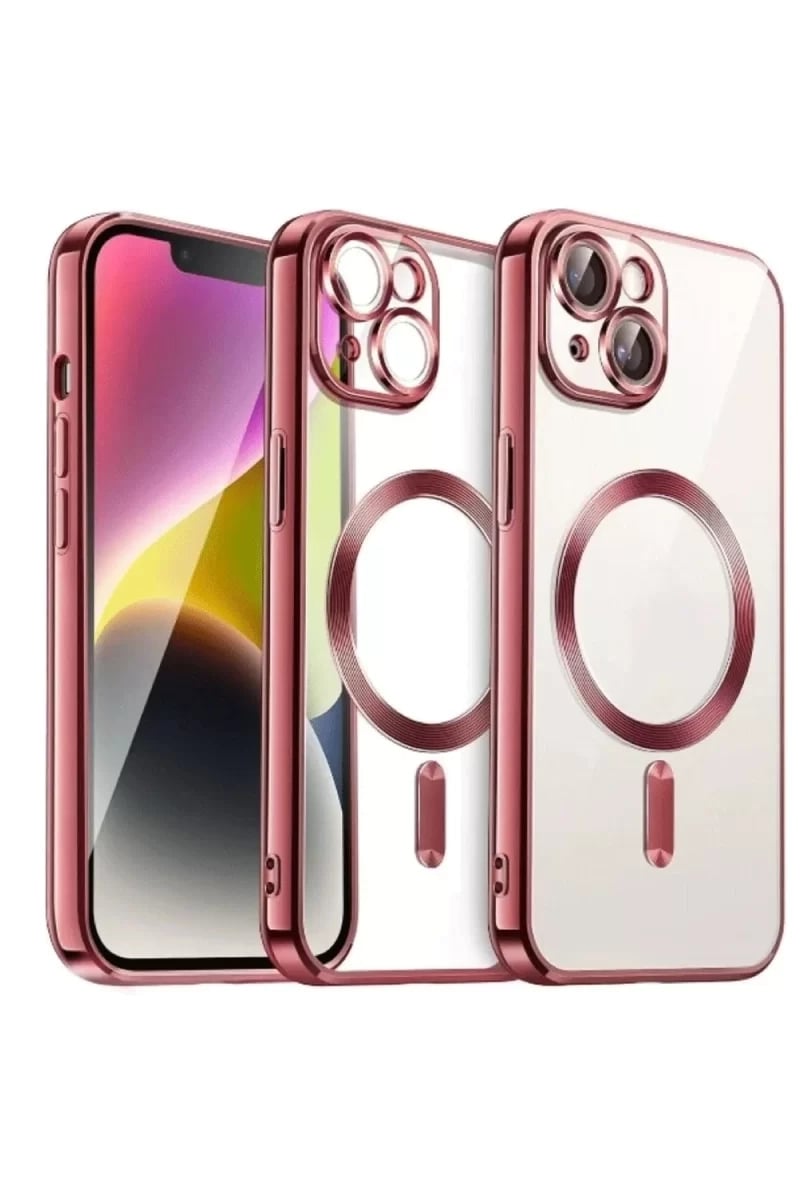 Apple iPhone 15 Kılıf Kross Magneticsafe Kapak - Kırmızı