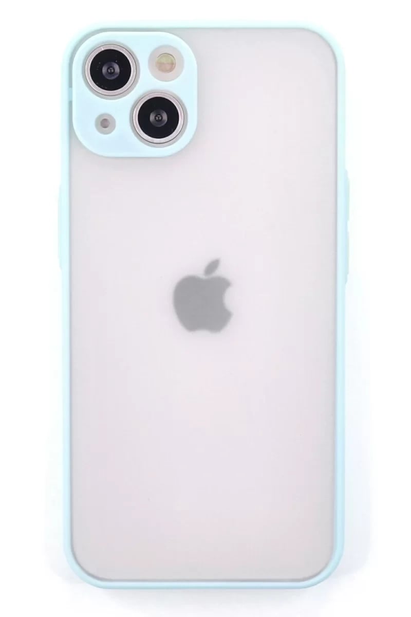 Apple iPhone 15 Plus Kılıf Montreal Silikon Kapak - Turkuaz