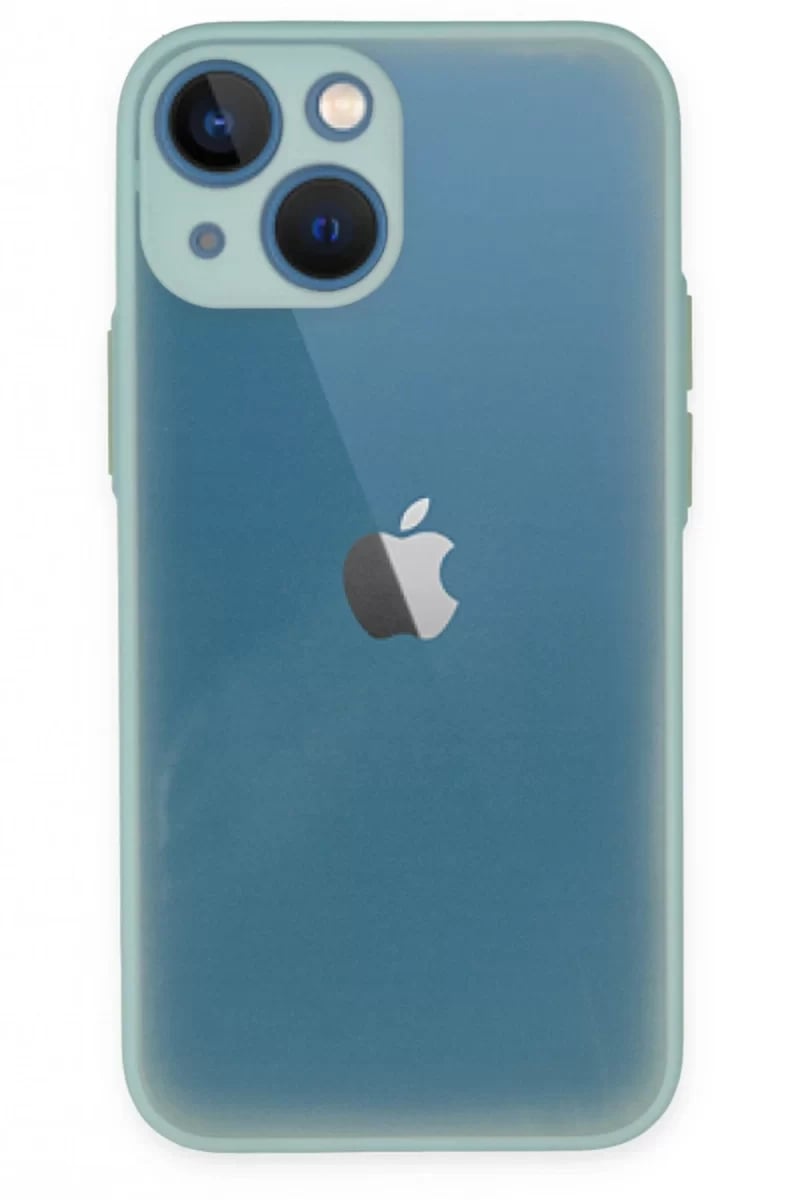 Apple iPhone 15 Plus Kılıf Montreal Silikon Kapak - Açık Yeşil