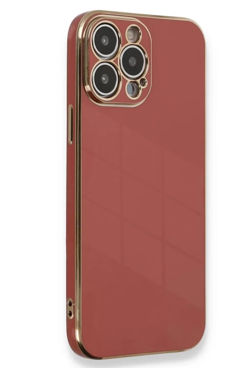 Apple iPhone 15 Pro Kılıf Volet Silikon - Kırmızı