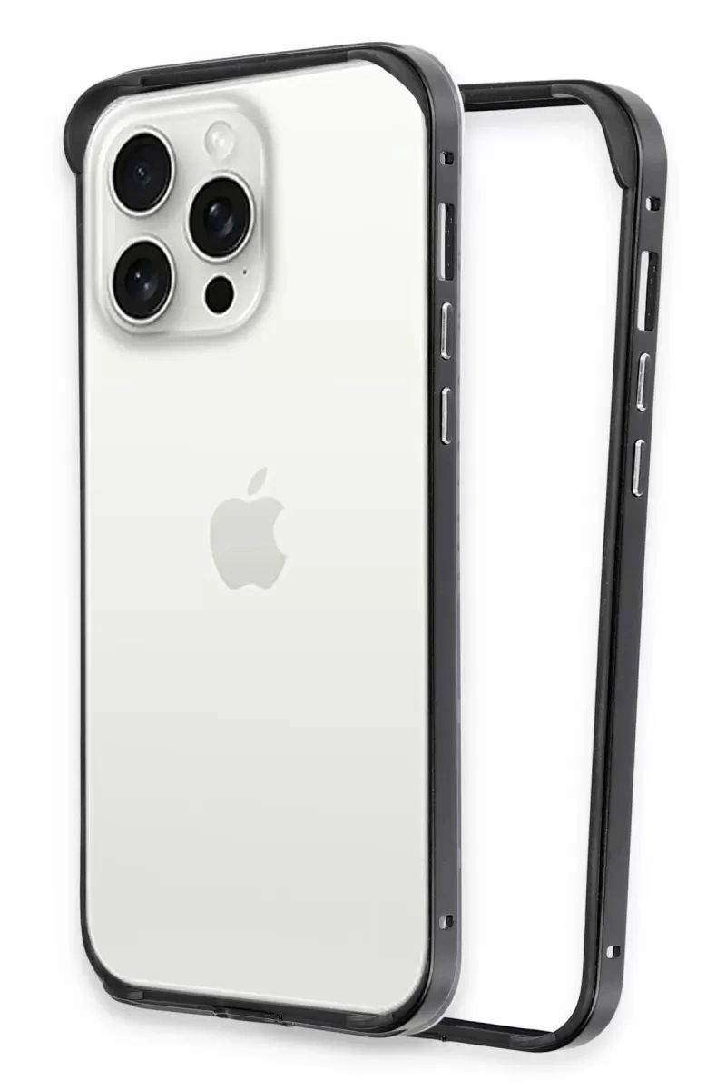 Apple iPhone 15 Pro Land Bumper Koruma Kapak - Siyah