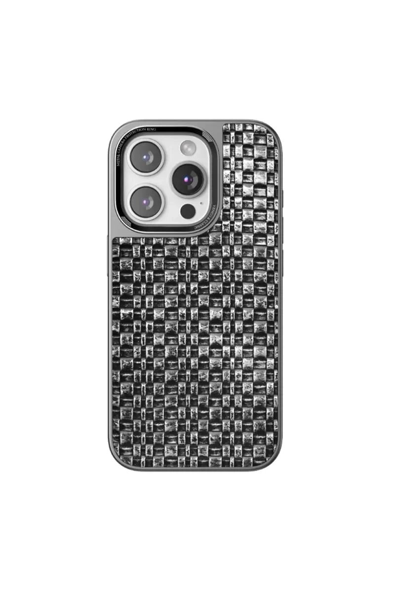 Apple iPhone 15 Pro Max Brand Kapak - Gümüş