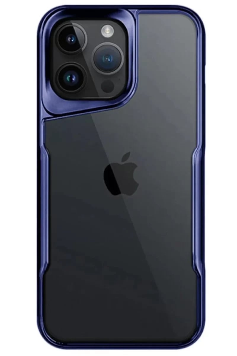 Apple iPhone 15 Pro Max Kılıf Boyi Silikon Kapak - Lacivert