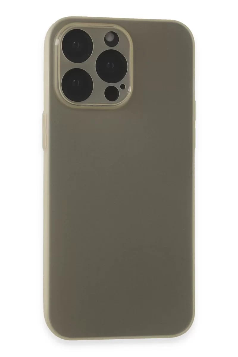 Apple iPhone 15 Pro Max Kılıf Puma Silikon - Titan Gri