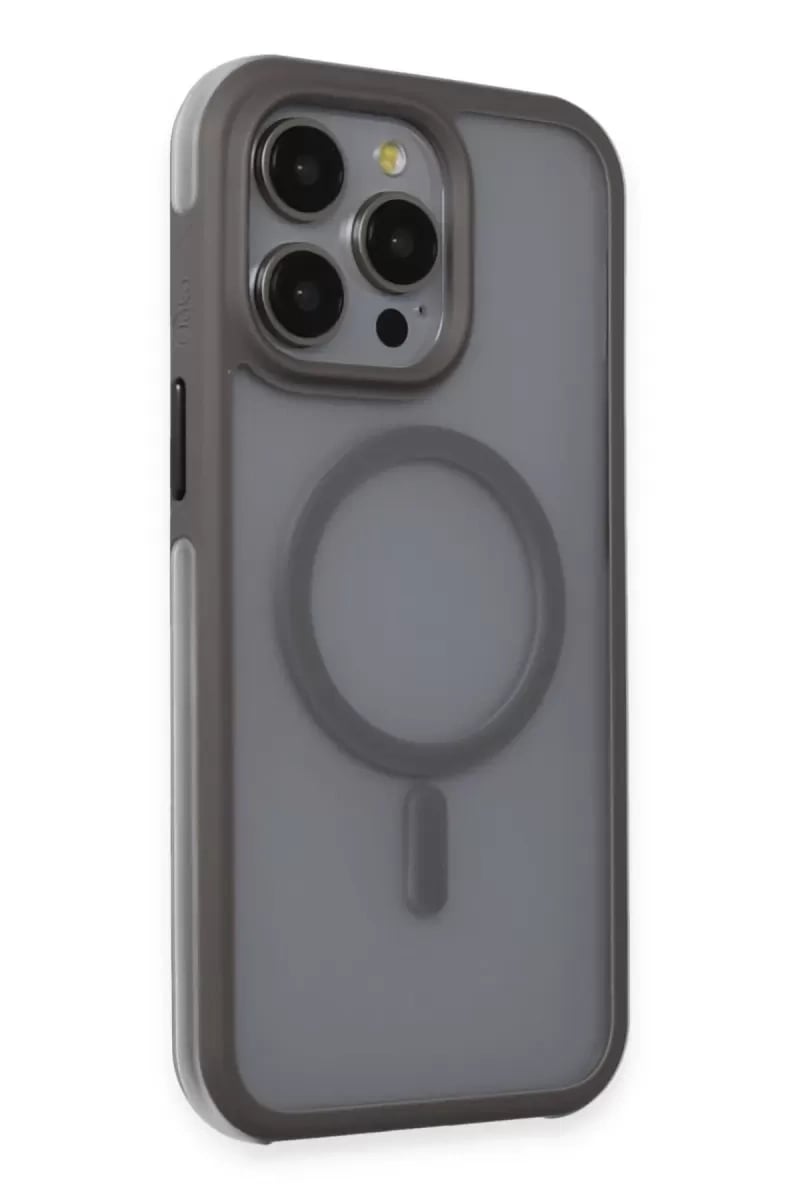 Apple iPhone 15 Pro Toras Airbag Magsafe Kapak - Titan Gri