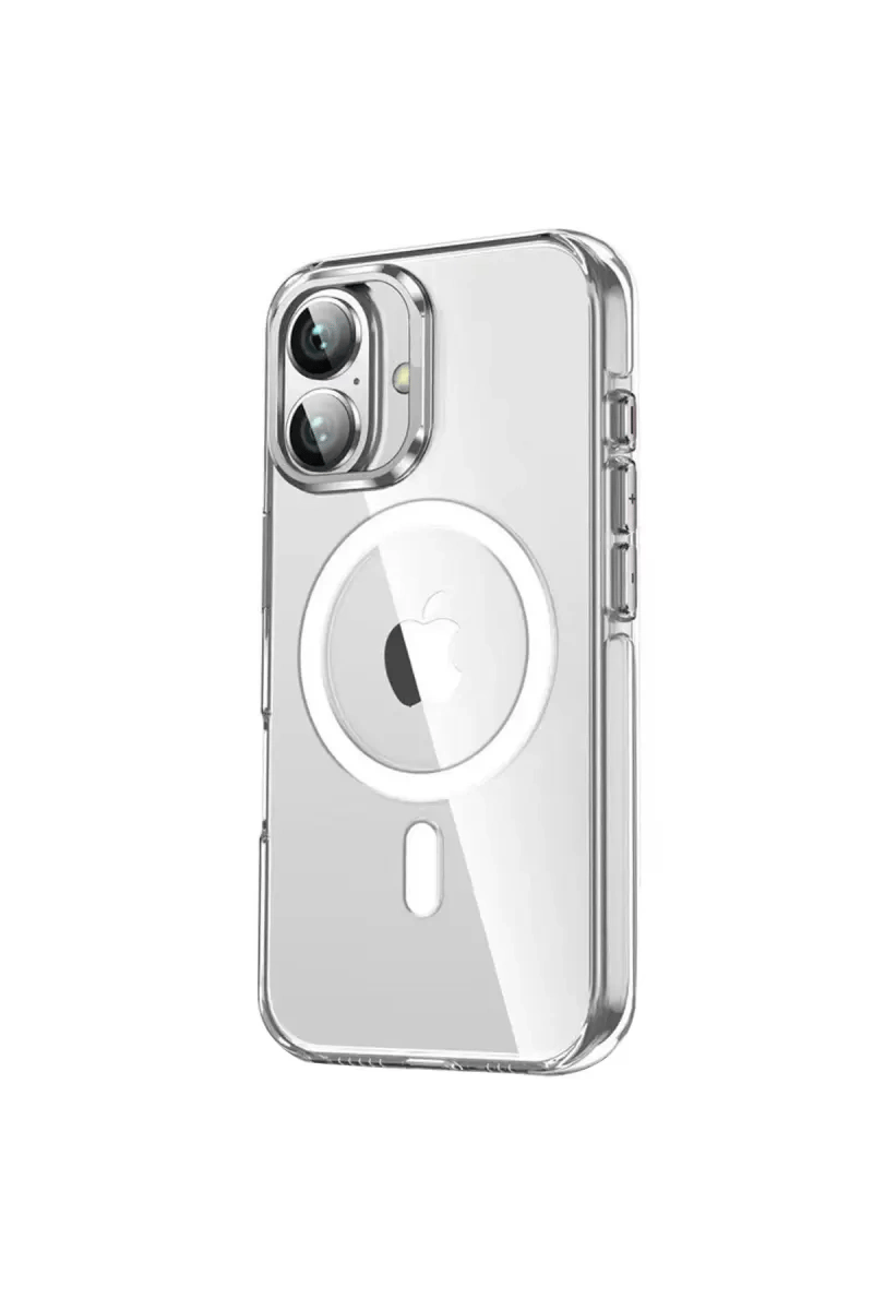 Apple iPhone 16 Crystal Magsafe Kapak - Şeffaf