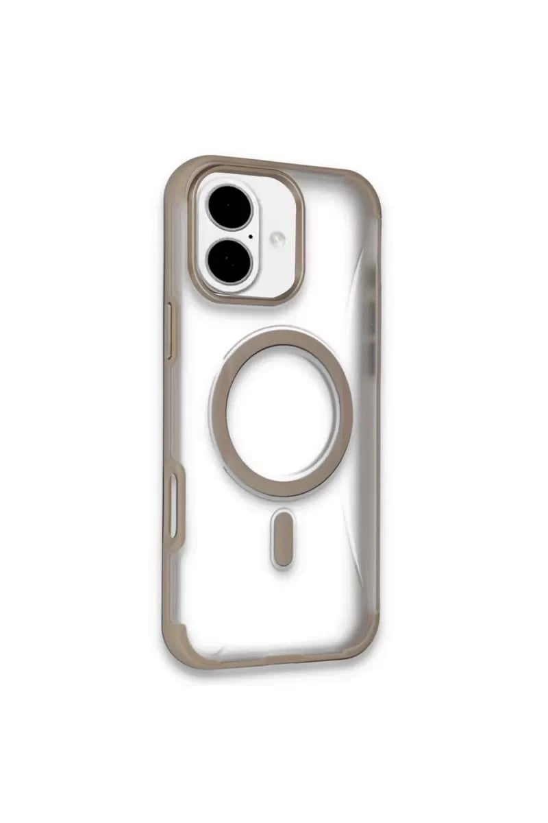 Apple iPhone 16 Hilton Magsafe Kapak - Gold