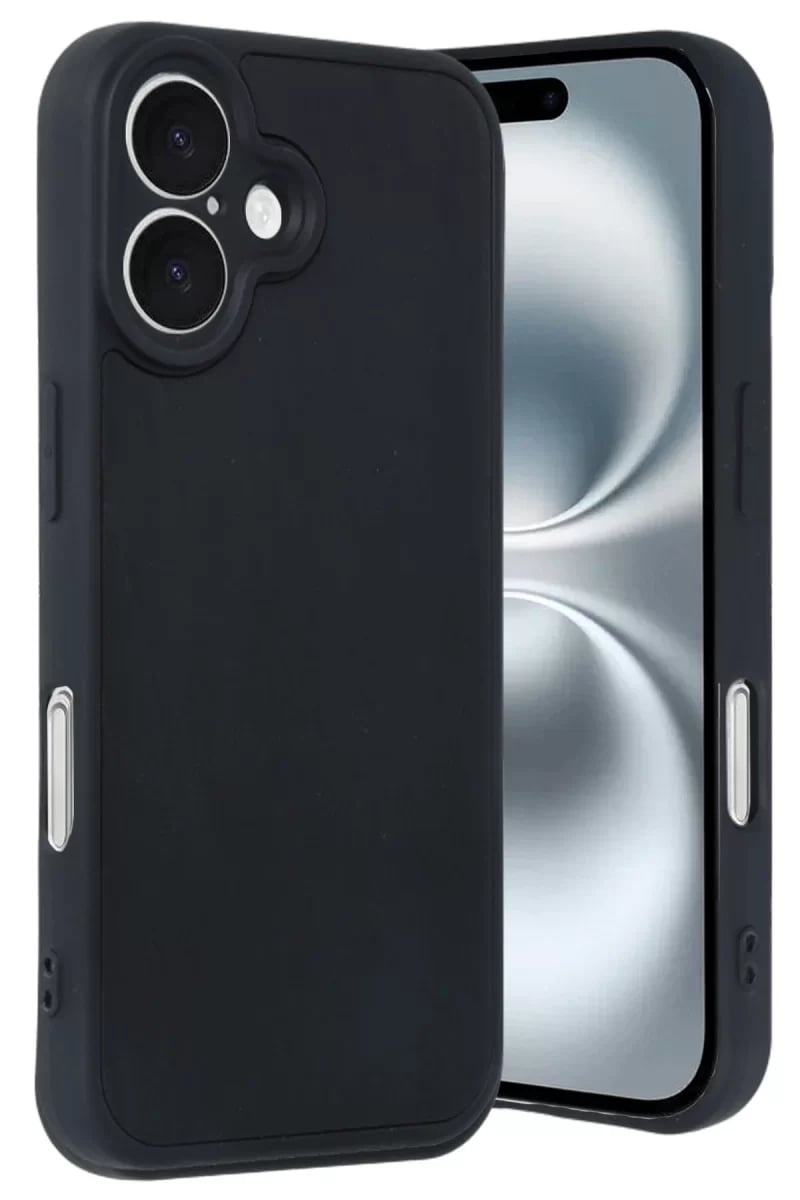 Apple iPhone 16 Kılıf Aras Deri Kapak - Siyah