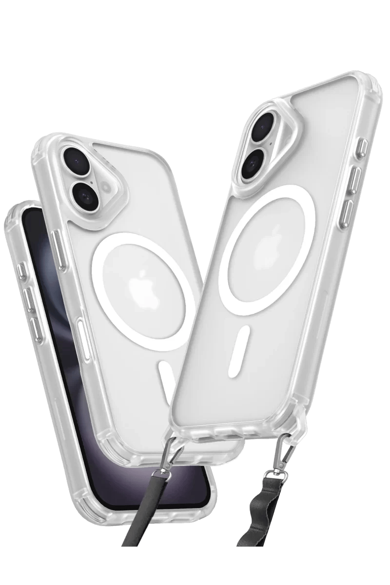 Apple iPhone 16 Kılıf Enka Magsafe Silikon Kılıf - Şeffaf