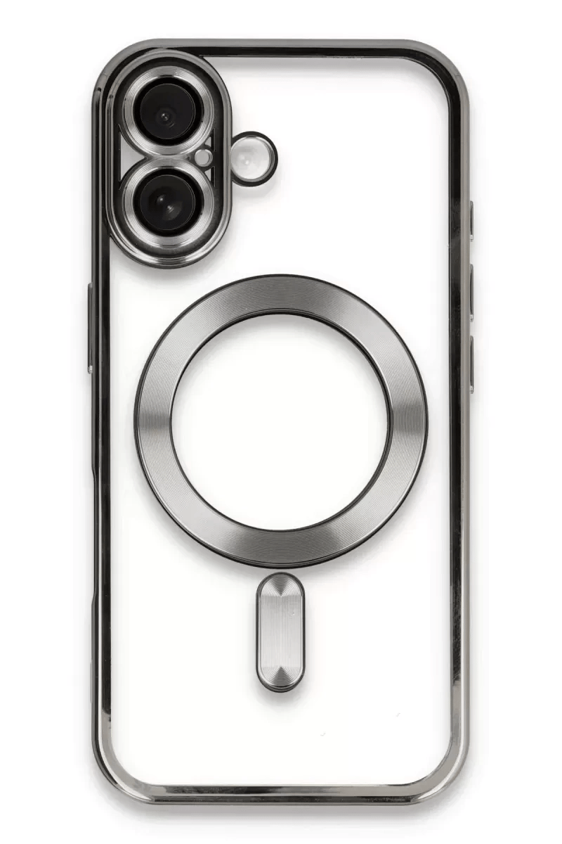 Apple iPhone 16 Kılıf Kross Magneticsafe Kapak - Titan Gri