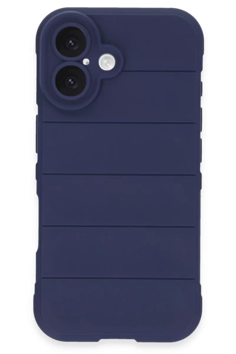 Apple iPhone 16 Kılıf Optimum Silikon - Lacivert
