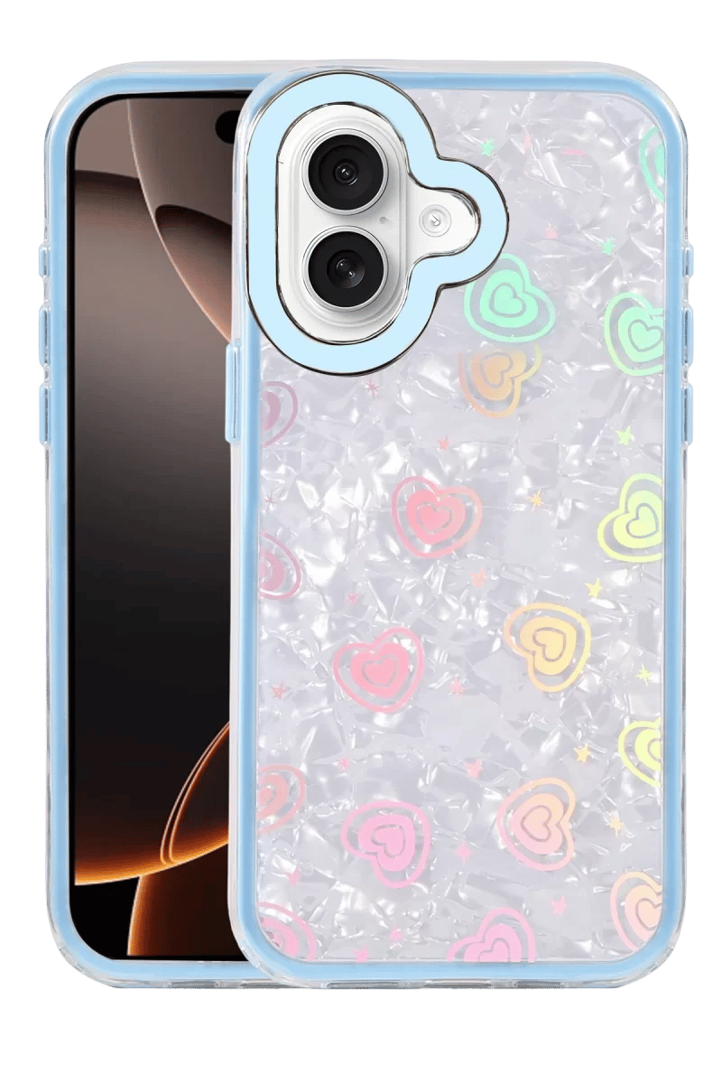 Apple iPhone 16 Lumi Desenli Kapak - Mavi