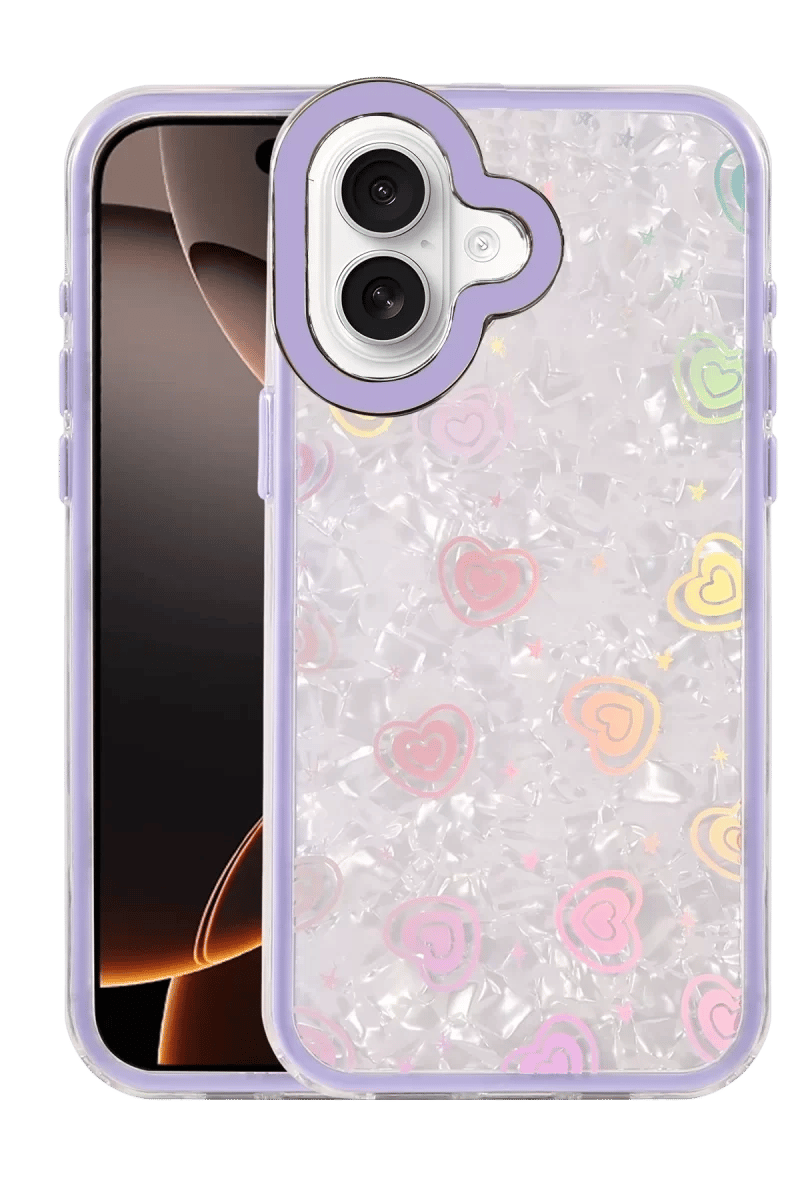 Apple iPhone 16 Lumi Desenli Kapak - Mor