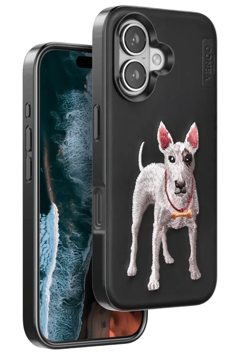Apple iPhone 16 Perma Desenli Kapak - Siyah
