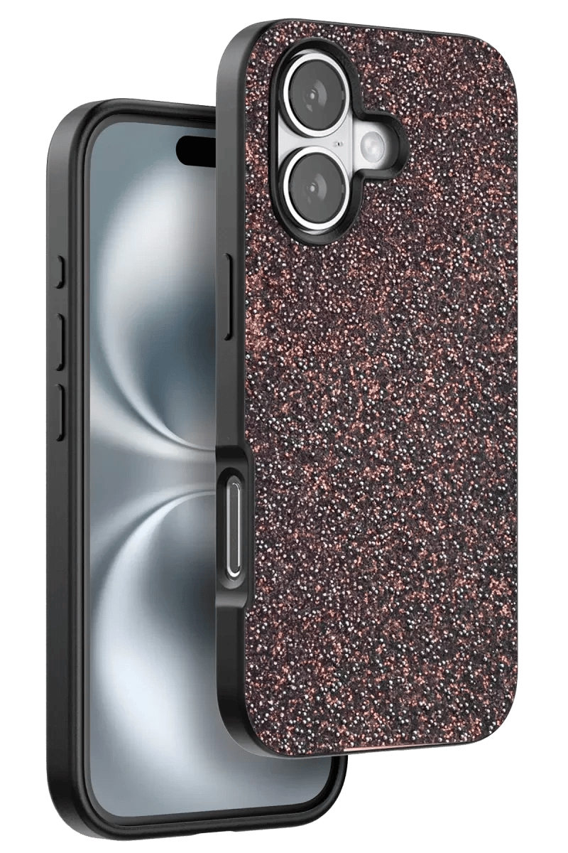 Apple iPhone 16 Plus Bright Simli Kapak - Derin Mor
