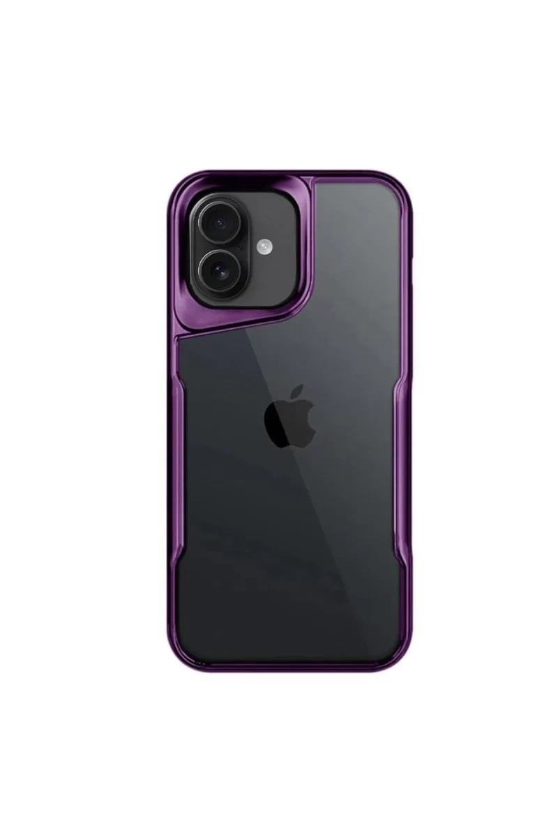 Apple iPhone 16 Plus Kılıf Boyi Silikon Kapak - Derin Mor