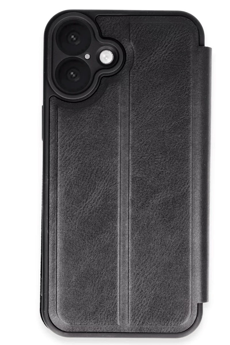 Apple iPhone 16 Plus Kılıf Flip Cover - Siyah
