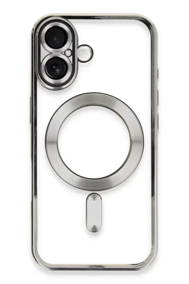 Apple iPhone 16 Plus Kılıf Kross Magneticsafe Kapak - Gümüş