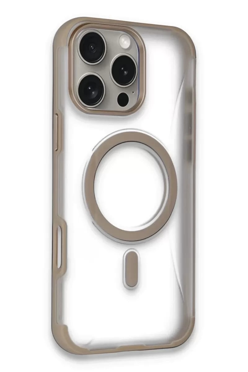 Apple iPhone 16 Pro Hilton Magsafe Kapak - Gold