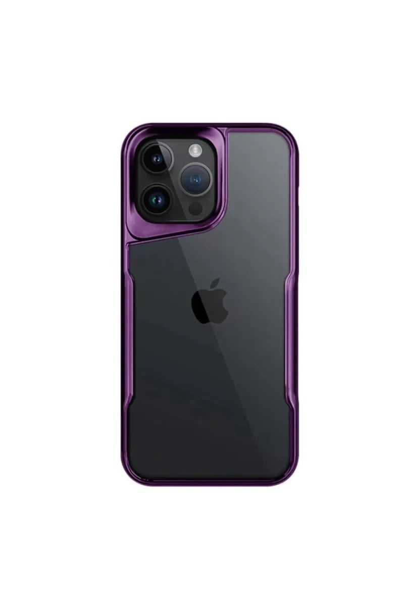 Apple iPhone 16 Pro Kılıf Boyi Silikon Kapak - Derin Mor