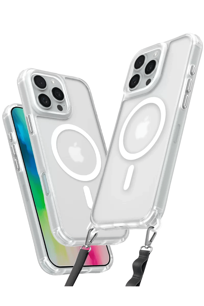 Apple iPhone 16 Pro Kılıf Enka Magsafe Silikon Kılıf - Şeffaf