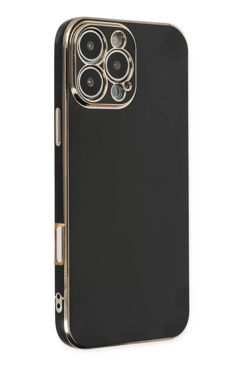 Apple iPhone 16 Pro Kılıf Volet Silikon - Siyah