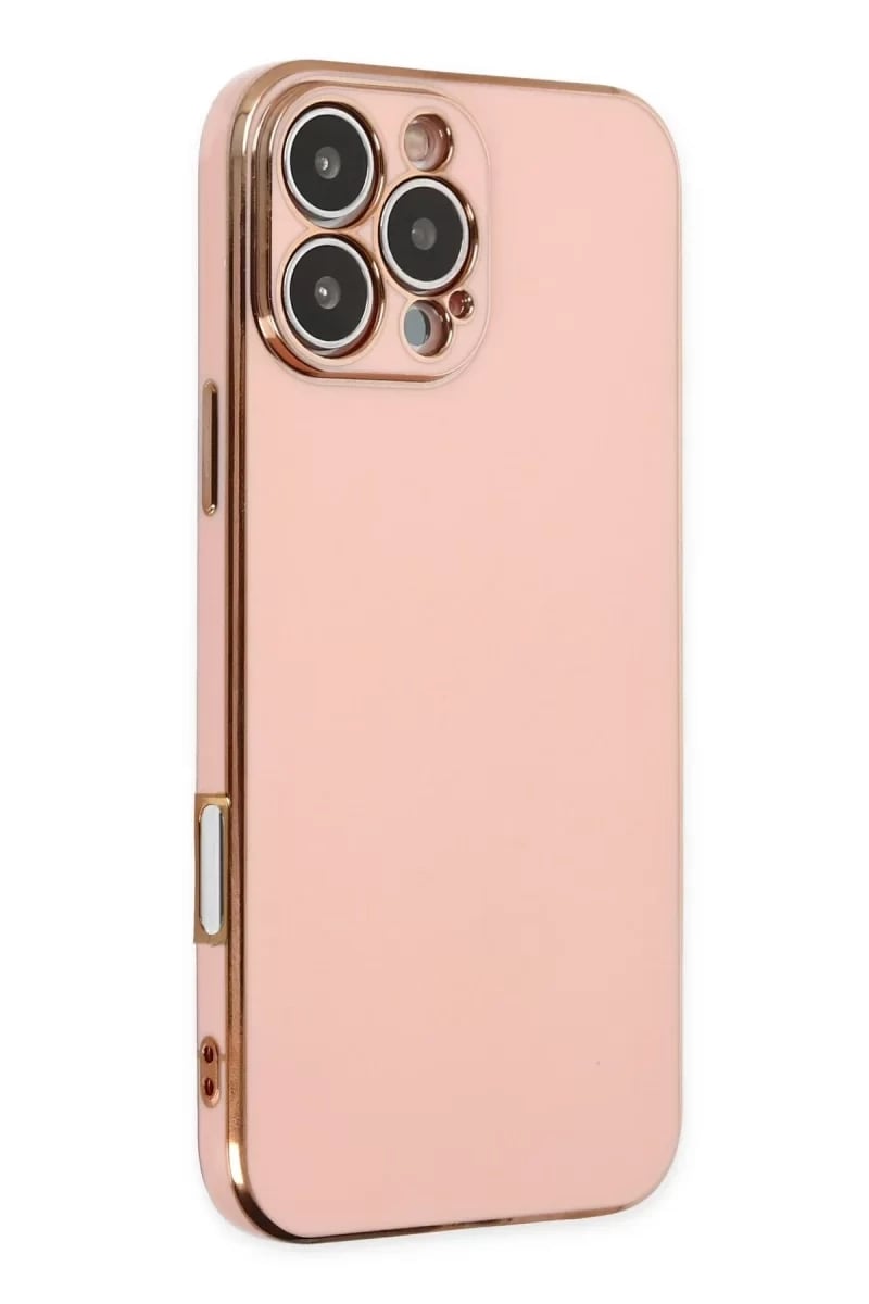 Apple iPhone 16 Pro Kılıf Volet Silikon - Pembe