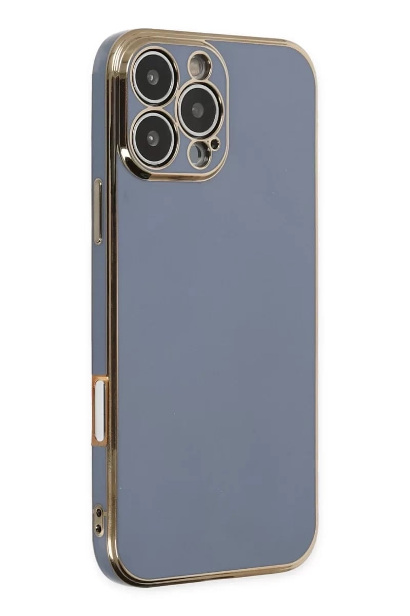 Apple iPhone 16 Pro Kılıf Volet Silikon - Mavi