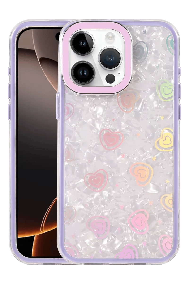 Apple iPhone 16 Pro Lumi Desenli Kapak - Mor