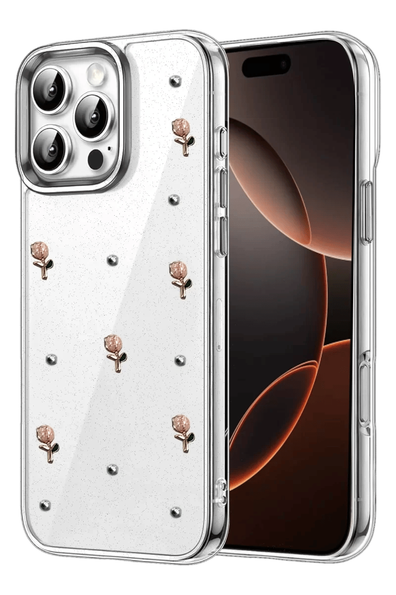 Apple iPhone 16 Pro Max Fiyonk Desenli Kapak - Desen 6