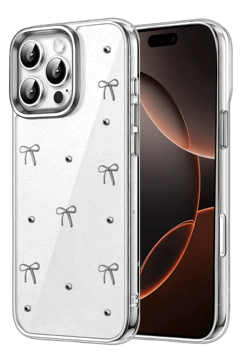 Apple iPhone 16 Pro Max Fiyonk Desenli Kapak - Desen 5